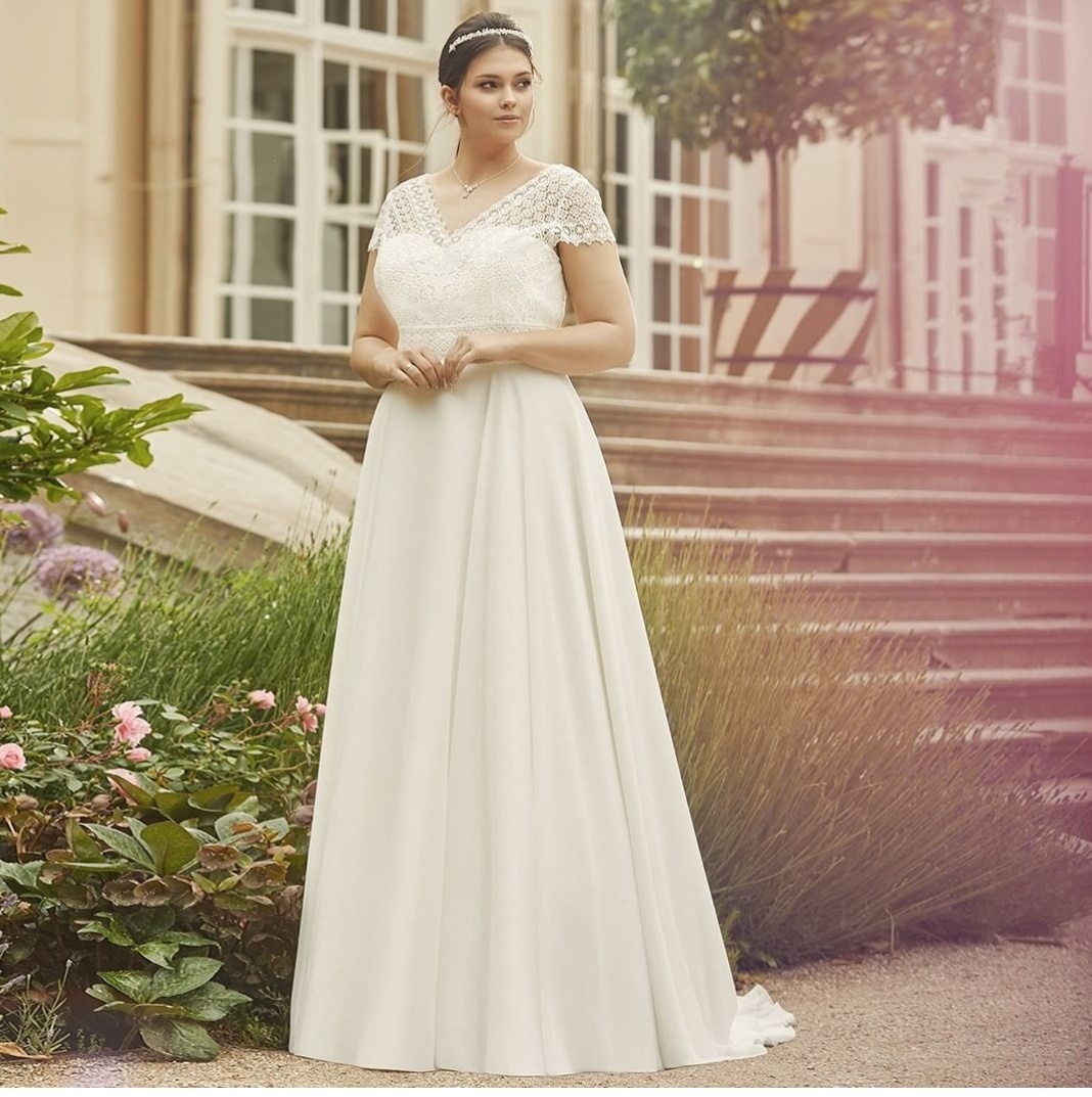 Brudekjole vintage big size