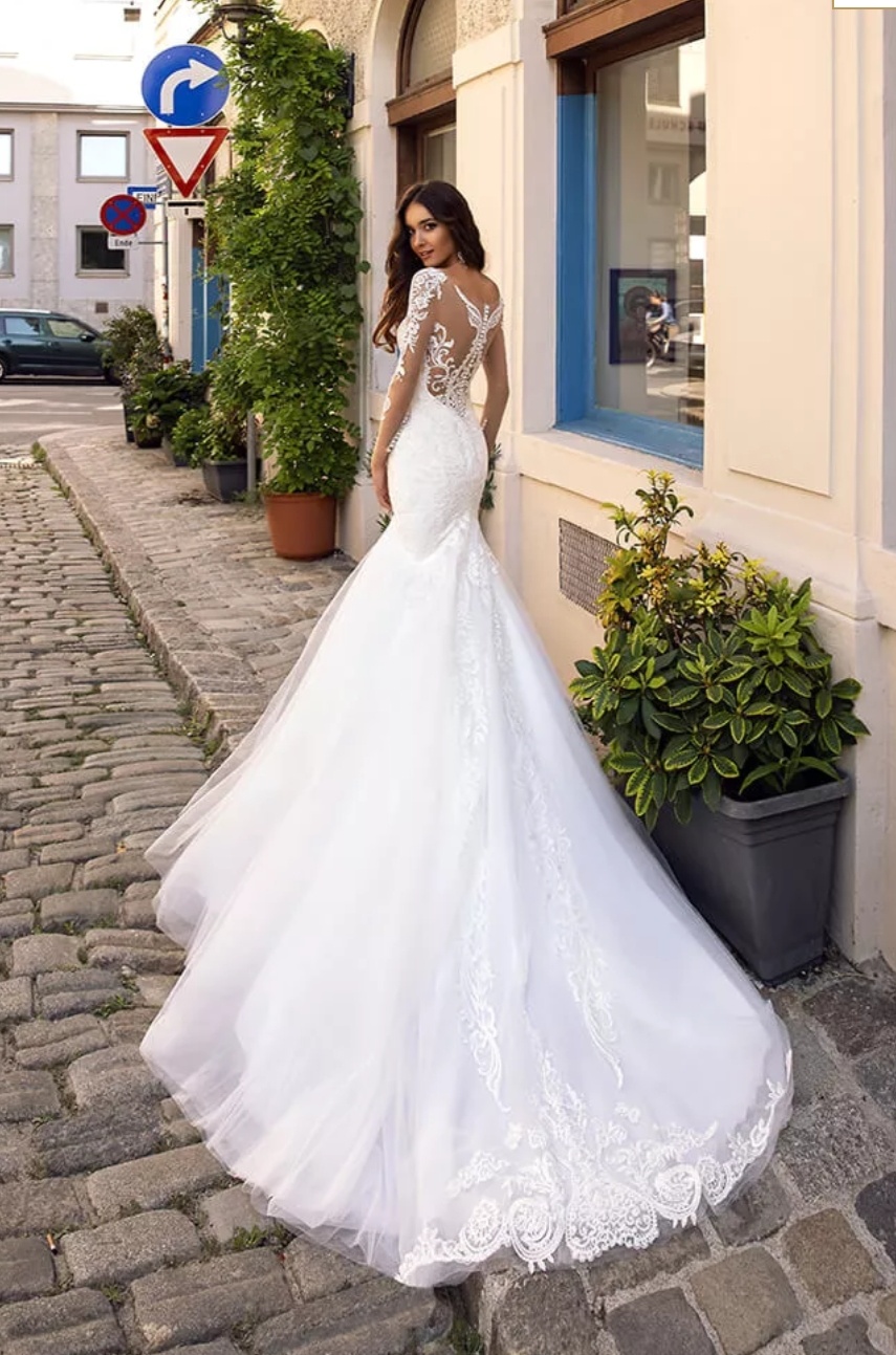 Sonja havfrue med lange ærmer 