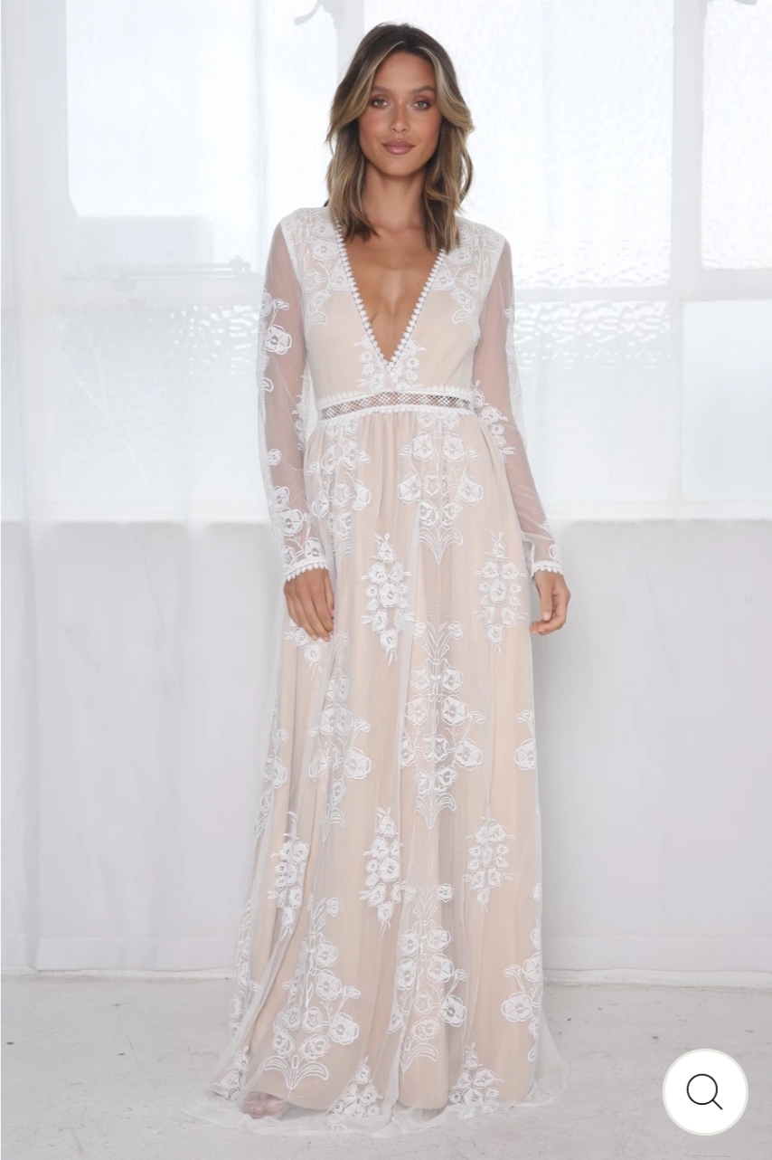 Jadore brudekjole med farve