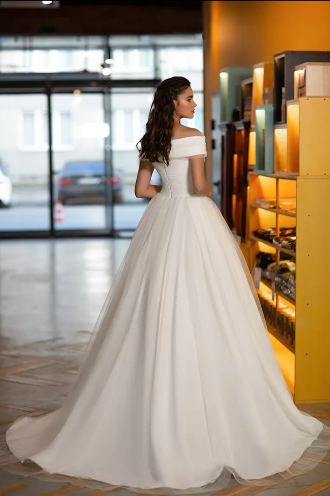 Brudekjole ærme look a like