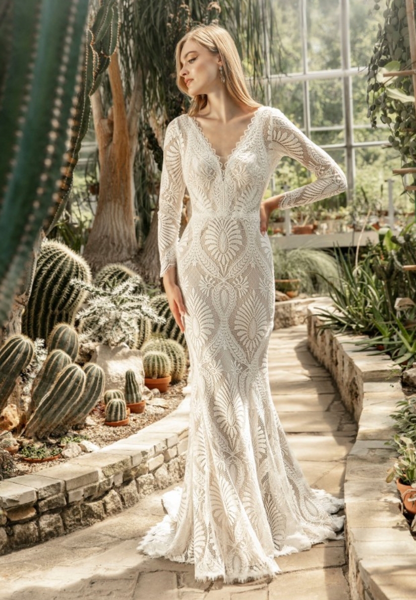 Bohemisk med lange ærmer