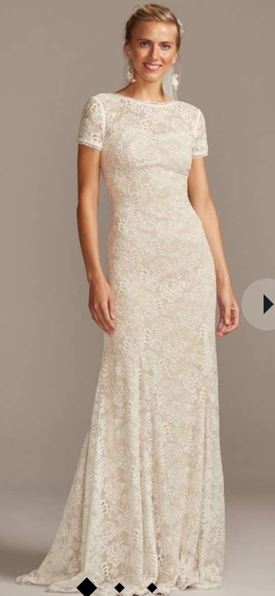 Big size blonde kjole 