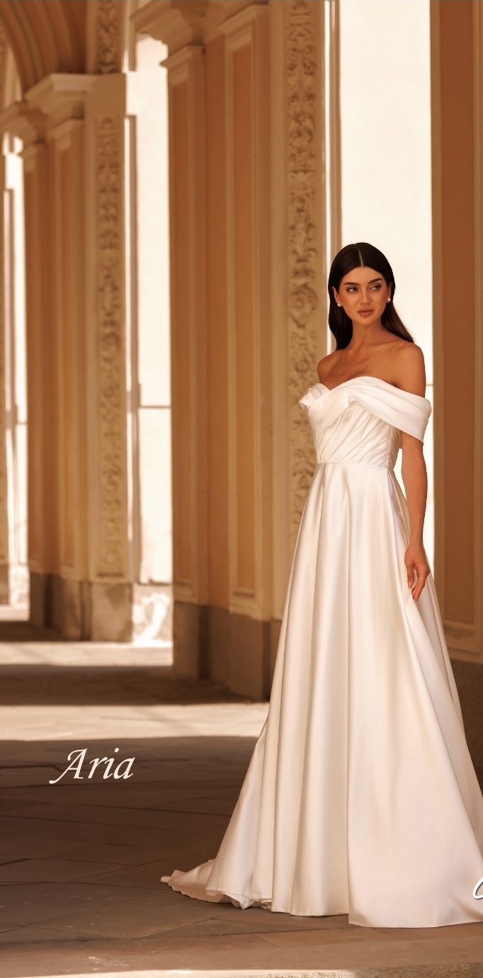 Aria brudekjole med lommer