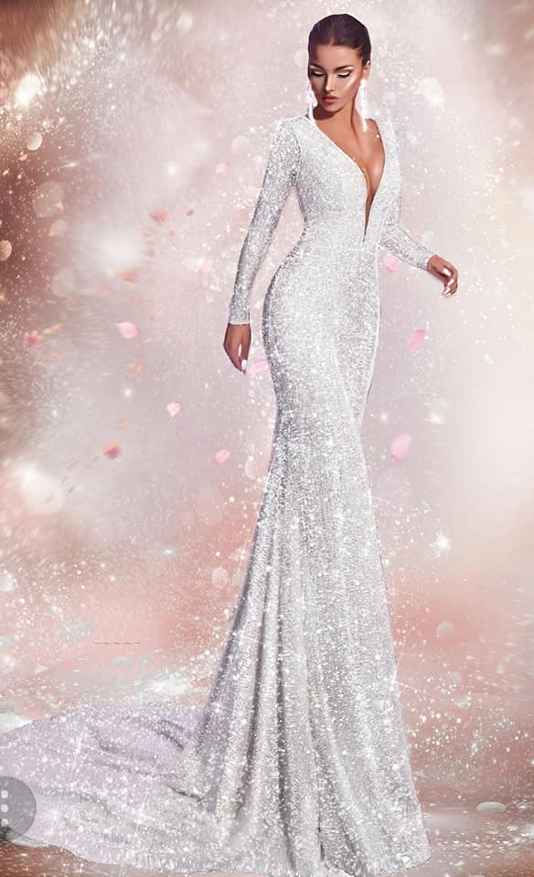 Brenda glimmer brudekjole 