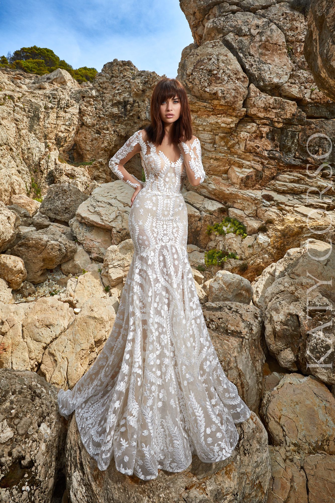 brudekjoler med lange ærmer vintage