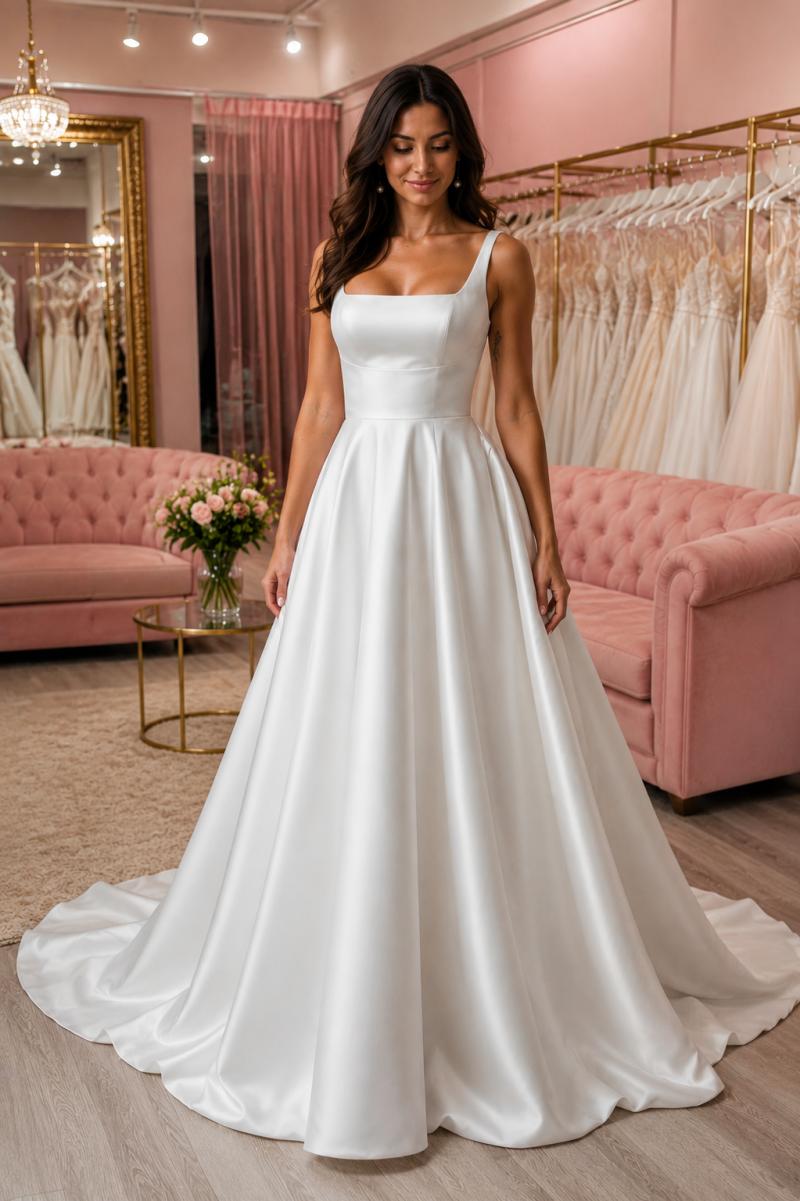 Galina la sample sale brudekjole