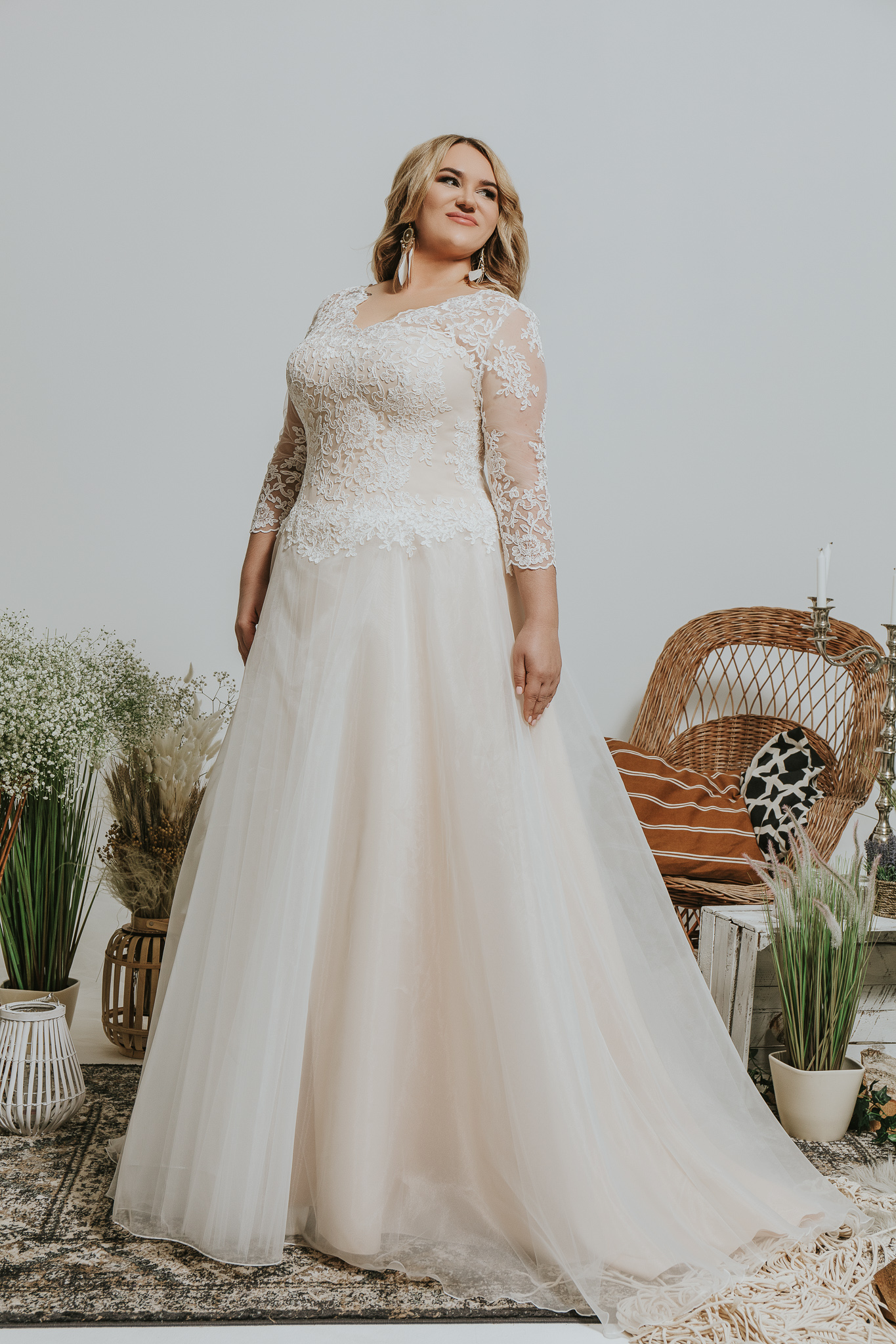 Plus size brudekjoler