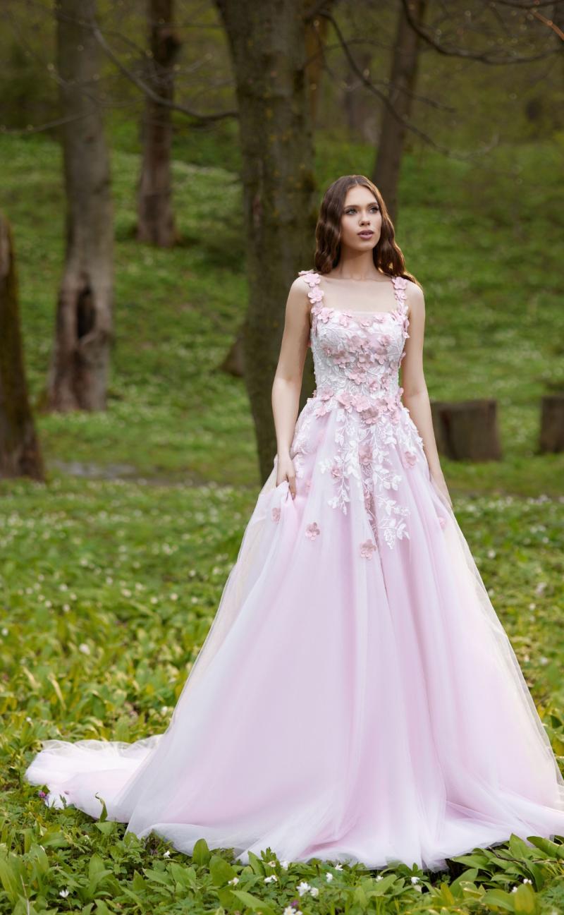 Fredericia brudekjole med Blomster 