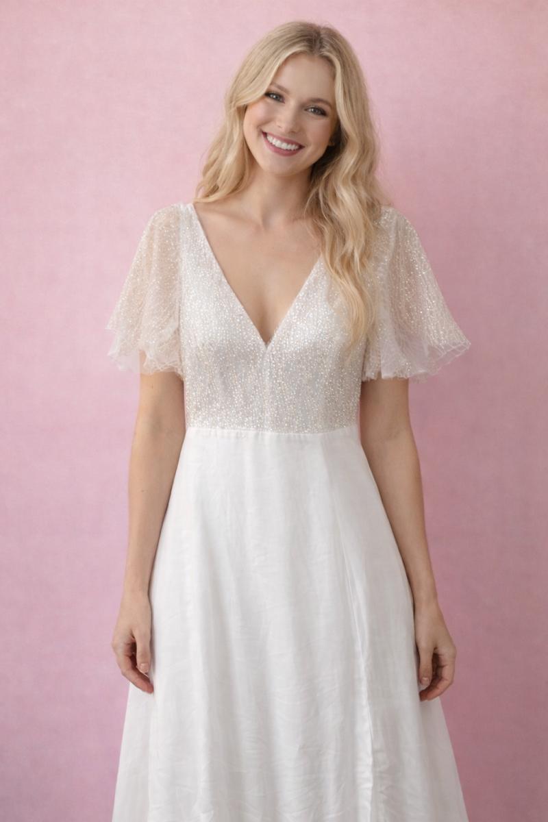 Lolland brudekjole med ærme