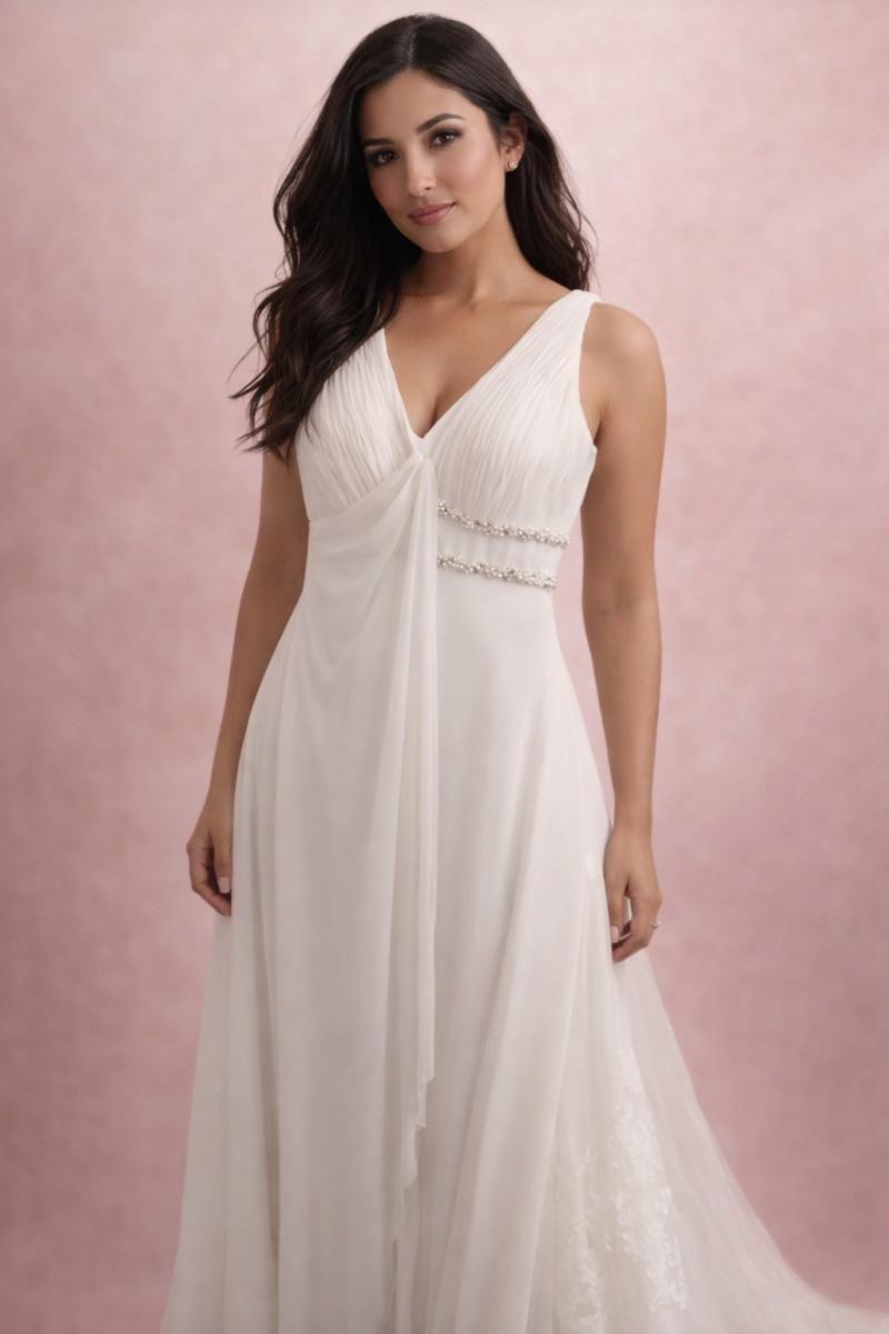 Roskilde Enkel brudekjole 